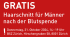 Gratis-Haarschnitt für Männer bei Blutspende am 31.10.24 im BSZ Zürich!