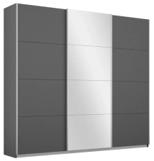 MIAMI Schwebetürenschrank 3-türig Anthrazit (203x210x62 cm) bei LIPO bei Abholung