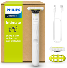 Philips OneBlade Intimate mit extra Hautschutz und 2x SkinProtect-Klingen (QP1924/30) bei Amazon