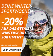 Gigasport Gutschein 20 % auf das gesamte Winter-Sortiment, z.B. ALPINA Skibrille Scarabeo S Q-Lite