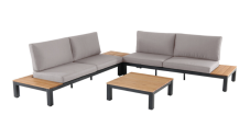 Home and More Ecklounge Kaltay Aluminium (195x75x68 cm, 4-Sitzer) bei Jumbo