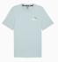 PUMA Unisex ESS+ 2 Col Small Logo Tee T-Shirts in der Farbe Frosted Dew und Galaktisches Grau bei Amazon