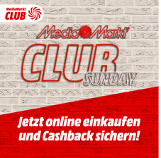 Club Sunday bei MediaMarkt: Als Club Kunde bei jedem Einkauf bis CHF 210.- als Gutschein obendrauf