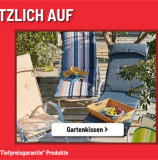 20% auf Gartenmöbel und Gartenkissen bei Conforama