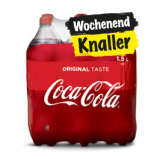 Coca Cola (auch Zero und Light) 6 x 1.5l für CHF 6.- (ab 2 Packungen) bei Coop und Coop@home