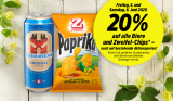 Nur heute: 20% Rabatt auf Biere (auch auf Aktionspreise!) & Zweifel-Chips bei Denner