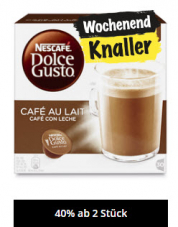 40% Rabatt auf das Nescafé Dolce Gusto Kaffeekapselsortiment bei Coop (ab 2 Packungen)