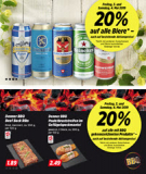 Heute und morgen 20% auf alle Biere und BBQ-Produkte bei Denner