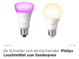 Philips Hue White & Color 2er Set / Hue White Duo zum Spezialpreis bei Digitec.ch