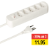 Steckdosenleiste Typ 13 | 2300 W mit 5m Kabel