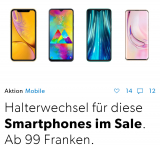 Smartphone Sale bei Galaxus