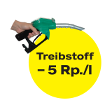 5 Rappen pro Liter Rabatt bei Coop Pronto