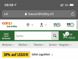 30% auf Lego (exkl. Rare Sets) bei Bau&Hobby