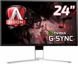 AOC AGON AG241QG Gaming Monitor (23.8 “, QHD, 165 Hz, Schwarz/Rot/Silber)