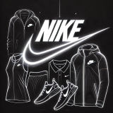 Diverse Nike Sportswear Artikel bei Lounge by Zalando, z.B. Nike Sportswear AIR Winterjacke