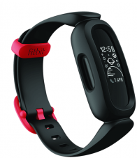 FITBIT Ace 3 Aktivitäts-Tracker (Schwarz/Apfelrot) bei Mediamarkt