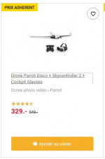 Parrot Disco mit SkyController 2 und Brille für CHF 329.- bei fnac.ch zum Best Price