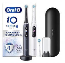 Daydeal – Oral-B Rotationszahnbürste iO Series 8 Duo Schwarz/Weiss    –    + CHF 40.- CASHBACK!!!