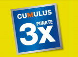 Profitieren Sie von 3-fach-Cumulus-Punkten (Migos Aare) von 21-23 Dez.2020 (Offline)