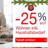 25% auf Wohnen inkl. Haushaltsbedarf bei Quelle, z.B. FMD Eckschreibtisch „Lex“ mit Regal für CHF 171.75 statt CHF 229.-