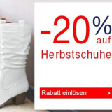 Nur heute: 20% auf Herbstschuhe bei Quelle, z.B. Alma en Pena Overkneestiefel für CHF 147.20 statt CHF 184.-