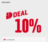 10% Rabatt auf alle Geräte bei Interdiscount