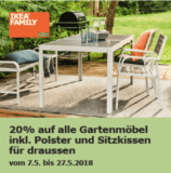 20% auf alle Gartenmöbel bei IKEA