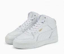 Puma CA Pro Mid Sneakers in den Farben White-Puma Team Gold und White-Puma Black bei Puma