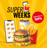 McDonald’s Gutscheine exklusiv in der App: Superweeks haben gestartet!