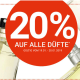 20% auf alle Düfte bei Import Parfumerie