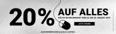 20% auf alles bei Import Parfumerie