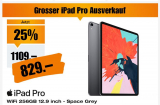 Apple iPad Pro 12.9 WiFi 256GB spacegray für 829 CHF bei melectronics