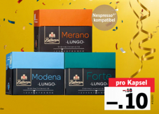 Kaffee- und Espressokapseln (Nespresso kompatibel) im 10er Pack bei Lidl für CHF 1.-