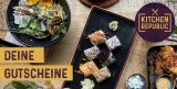 Kitchen Republic Gutscheine: CHF 50.- ab CHF 150.- Rabatt (Delivery) oder CHF 20.- ab CHF 50.- Rabatt (Take Away)