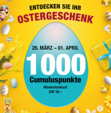 Do it + Garden Migros – 1000 Cumuluspunkte geschenkt ab 50.- Einkauf