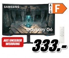 SAMSUNG Odyssey G6 LS32BG650 (Gaming Monitor, 32 “, QHD, 240 Hz) mit HDMI 2.1 für PS5 & Series X zum neuen Best Price