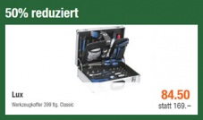 Lux Werkzeugkoffer 399 tlg. Classic bei Migros Do It + Garden zum Bestpreis von CHF 74.50