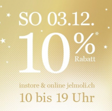 Nur heute: 10% auf fast alles bei Jelmoli, z.B. Wolford Droplet Strumpfhose für CHF 49.50 statt CHF 55.-