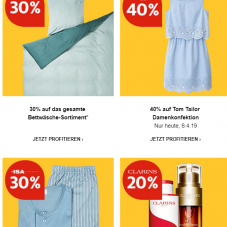 Manor Special Days: Bettwaren, Mode, Beauty, Nahrungsmittel heute im Angebot