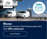 Jetzt Maxus eDeliver Modelle Probe fahren und CHF 2’000.– Sortimo Gutschein gewinnen!