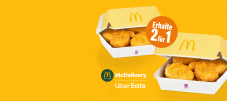 2 für 1 Deal bei Uber Eats für Chicken McNuggets in der 9er Box