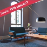 Nur heute: 10% auf alle Decken-, Hänge- und Wandleuchten bei Lampenwelt, z.B. Schwarz-goldene Metall-Hängeleuchte Jimmy für CHF 77.31 statt CHF 85.90