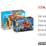 15% auf Playmobil bei microspot.ch, z.B. Playmobil Turnhalle für CHF 32.30 statt CHF 38.-