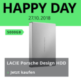 Lacie Porsche Design 5 TB HD beim Microspot Happy Day Deal für CHF 134.10