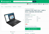 LENOVO V145-15AST Notebook für 199 CHF