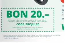 Microspot Gutschein für CHF 20 Rabatt ab 200.- Bestellwert