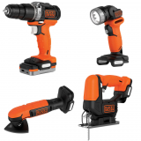 BLACK+DECKER Akku-Werkzeug Set