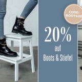 Nur heute: 20% auf Boots und Stiefel bei Ochsner Shoes, z.B. Tamaris Stiefelette Tora für CHF 95.92 statt CHF 119.90