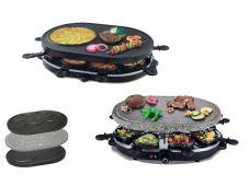 Multifunktionsraclettegrill OHMEX OHM-GRIL-4004 für 8 Personen + Fleischmesser für 50.90 Franken