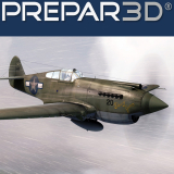 A2A Simulations Accu-sim Curtiss P-40 Warhawk für Flight Simulator X (FSX) und Prepar3D (P3Dv4)